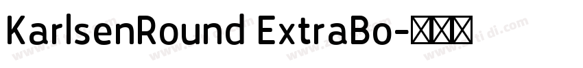 KarlsenRound ExtraBo字体转换